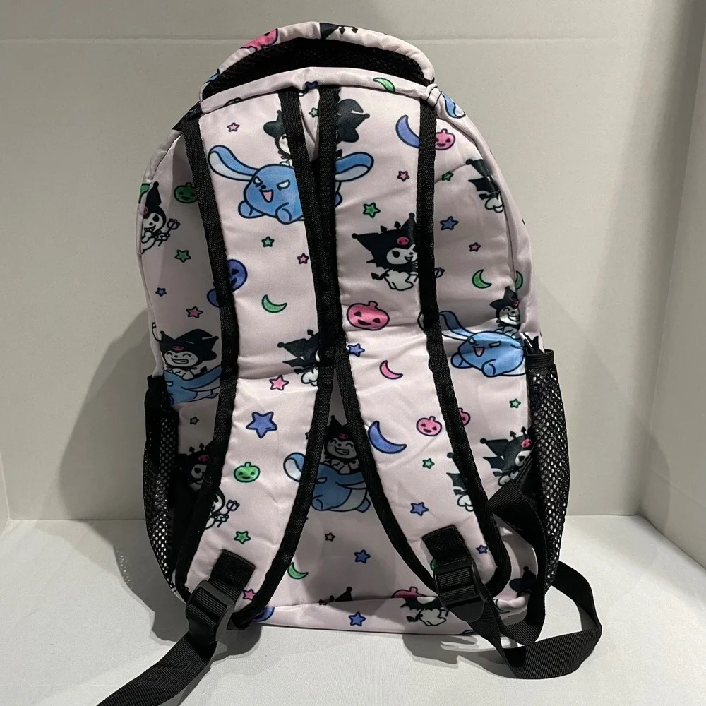 Sanrio Kuromi Cinnamoroll Halloween Backpack Pink‎ Kids School Bag 16 inch